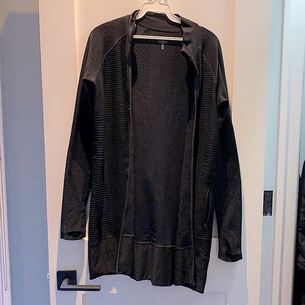 Athleta long zippered sweatshirt